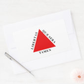 Sticker Rectangulaire Drapeau Minas Gerais Brésil (Enveloppe)