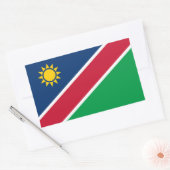 Sticker Rectangulaire Drapeau Namibie (Enveloppe)