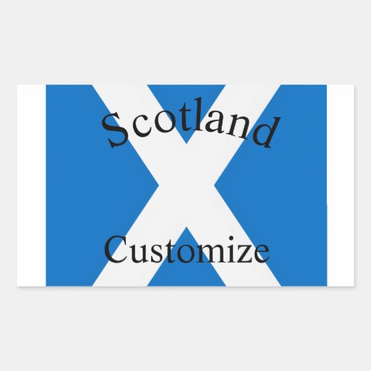 Sticker Rectangulaire Drapeau national de l'Écosse Thunder_Cove (Devant)