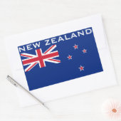 Sticker Rectangulaire Drapeau néo-zélandais (Enveloppe)
