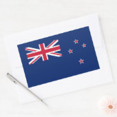 Sticker Rectangulaire Drapeau néo-zélandais (Enveloppe)