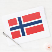 Sticker Rectangulaire Drapeau norvégien (Enveloppe)