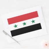 Sticker Rectangulaire Drapeau officiel de l'Irak (Enveloppe)