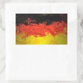 Sticker Rectangulaire Drapeau Paint Allemagne (Sac)