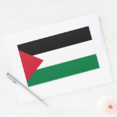 Sticker Rectangulaire Drapeau palestinien (Enveloppe)