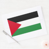 Sticker Rectangulaire Drapeau palestinien (Enveloppe)