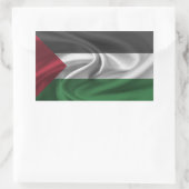 Sticker Rectangulaire Drapeau palestinien (Sac)