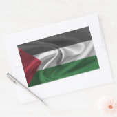 Sticker Rectangulaire Drapeau palestinien (Enveloppe)