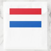 Sticker Rectangulaire Drapeau Pays-Bas Holland (Sac)