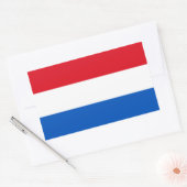 Sticker Rectangulaire Drapeau Pays-Bas Holland (Enveloppe)