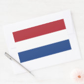 Sticker Rectangulaire Drapeau Pays-Bas/Holland/Dutch/Hollander (Enveloppe)