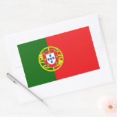 Sticker Rectangulaire Drapeau portugais (Enveloppe)