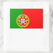 Sticker Rectangulaire Drapeau portugais (Sac)