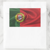 Sticker Rectangulaire Drapeau Portugal (Sac)