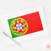 Sticker Rectangulaire Drapeau Portugal (Enveloppe)