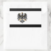 Sticker Rectangulaire Drapeau prussien (Sac)
