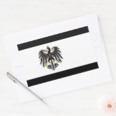 Sticker Rectangulaire Drapeau prussien (Enveloppe)