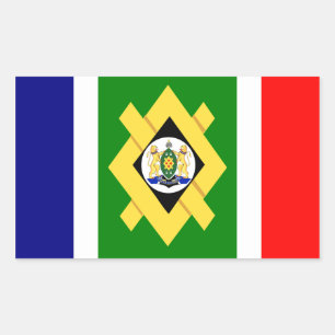 Sticker Rectangulaire Drapeau QUATRE Johannesburg
