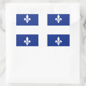 Sticker Rectangulaire Drapeau "Québec" (Sac)