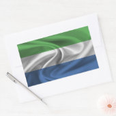 Sticker Rectangulaire Drapeau Sierra Leone (Enveloppe)