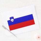 Sticker Rectangulaire Drapeau slovène, Drapeau de Slovénie (Enveloppe)