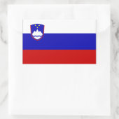 Sticker Rectangulaire Drapeau Slovénie (Sac)