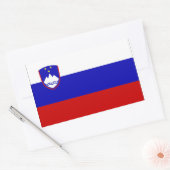 Sticker Rectangulaire Drapeau Slovénie (Enveloppe)
