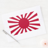 Sticker Rectangulaire Drapeau solaire japonais (Enveloppe)