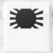 Sticker Rectangulaire Drapeau solaire japonais (Sac)