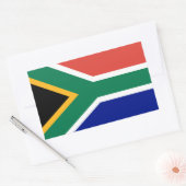 Sticker Rectangulaire drapeau sud-africain (Enveloppe)
