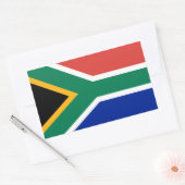 Sticker Rectangulaire Drapeau sud-africain (Enveloppe)