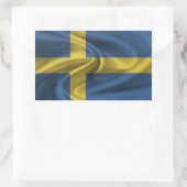 Sticker Rectangulaire Drapeau Suède (Sac)