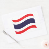 Sticker Rectangulaire Drapeau thaïlandais (Enveloppe)