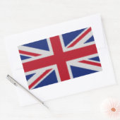 Sticker Rectangulaire Drapeau tissé Union Jack (Enveloppe)