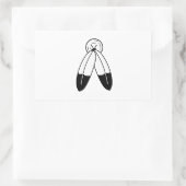 Sticker Rectangulaire Drapeau Two-Spirit (Sac)
