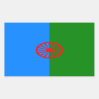 Drapeau tzigane romani officiel