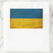 Sticker Rectangulaire Drapeau Ukraine (Sac)