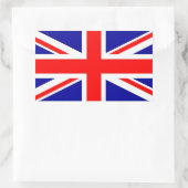 Sticker Rectangulaire Drapeau Union Jack (Sac)