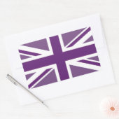 Sticker Rectangulaire Drapeau Union Jack britannique patriotique (Enveloppe)