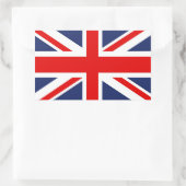 Sticker Rectangulaire Drapeau Union Jack - Royaume-Uni (Sac)