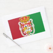Sticker Rectangulaire Drapeau urbain de Grenade (Espagne) (Enveloppe)