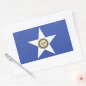 Sticker Rectangulaire Drapeau urbain de Houston (Texas) (Enveloppe)