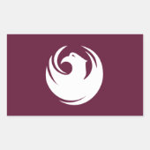 Sticker Rectangulaire Drapeau urbain de Phoenix (Arizona) (Devant)