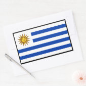 Sticker Rectangulaire Drapeau uruguayen, Drapeau uruguayen (Enveloppe)