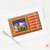 Sticker Rectangulaire Drapeau Veneto (Italie) (Enveloppe)