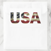 Sticker Rectangulaire Drapeau vintage (Sac)