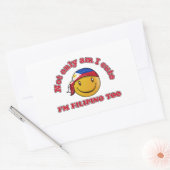 Sticker Rectangulaire Drapeaux philippins (Enveloppe)