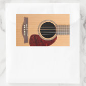Sticker Rectangulaire Dreadnoud Acoustique 6 cordes Guitare (Sac)