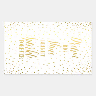Sticker Rectangulaire Dream Big brillant brillant étincelle pour toujour