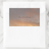 Sticker Rectangulaire Dream, Dreams, Dreaming skicker (Sac)